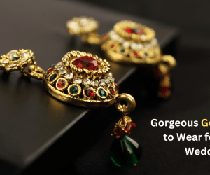 Gorgeous Gold Earrings to Wear for Winter Weddings